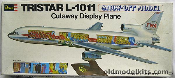 Revell 1/144 Show-Off Lockheed L-1011 Tristar TWA with Full Interior Detail, H196 plastic model kit